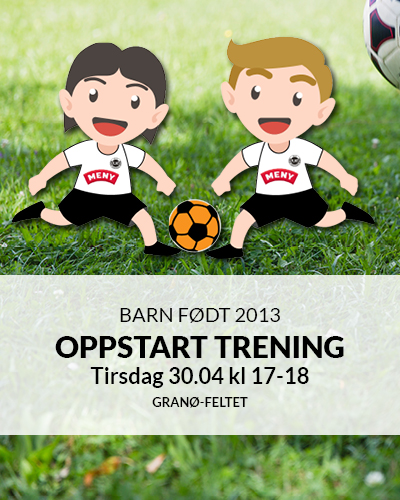 Oppstart trening for barn født 2013