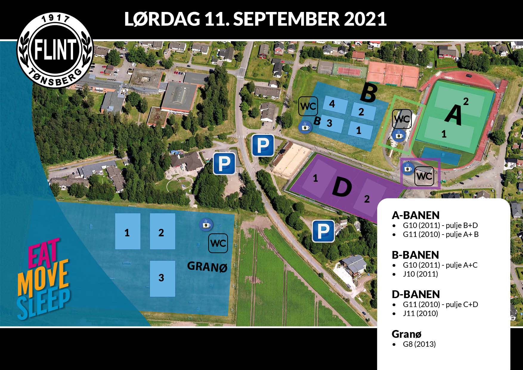Banekart EMS - 2021- lørdag