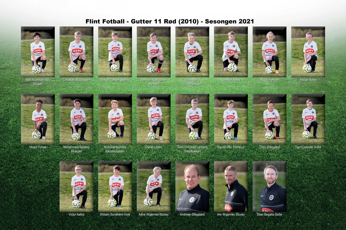 Flint Fotball - Gutter 11 Rød (2010)
