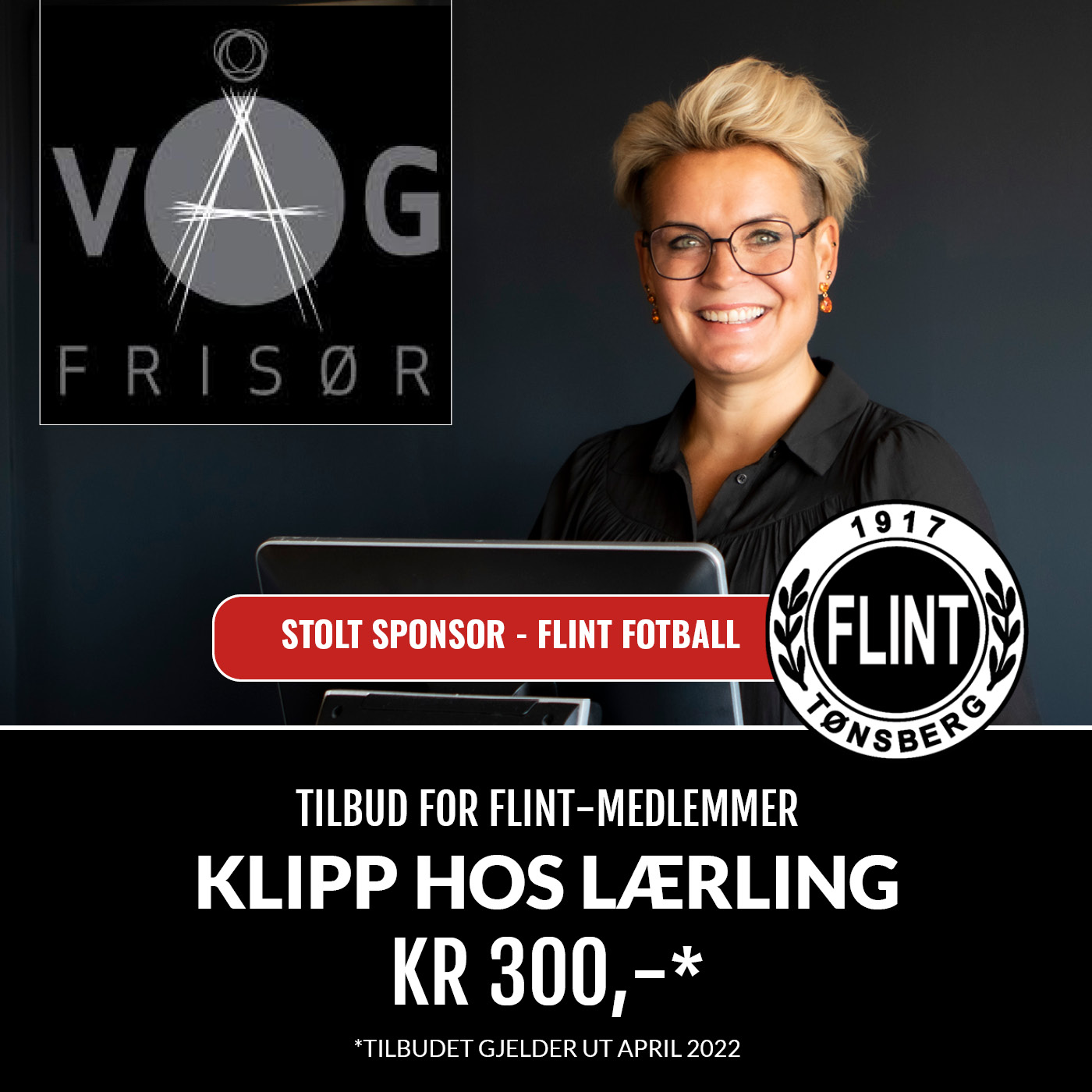 Våg Frisør - klipp hos lærling april 2022 https://www.flintfotball.no/wp-content/uploads/2022/03/Vag-Frisor-klipp-hos-laerling-april-2022.jpg