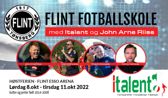 Flint Fotballskole med Italent og John Arne Riise