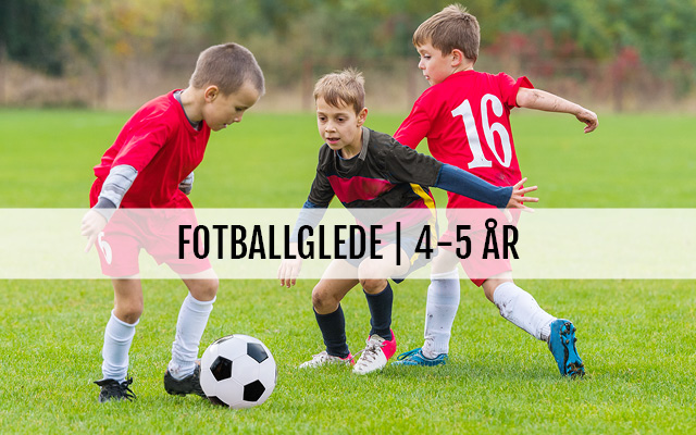 4-5 års fotballen starter opp onsdag 23. august