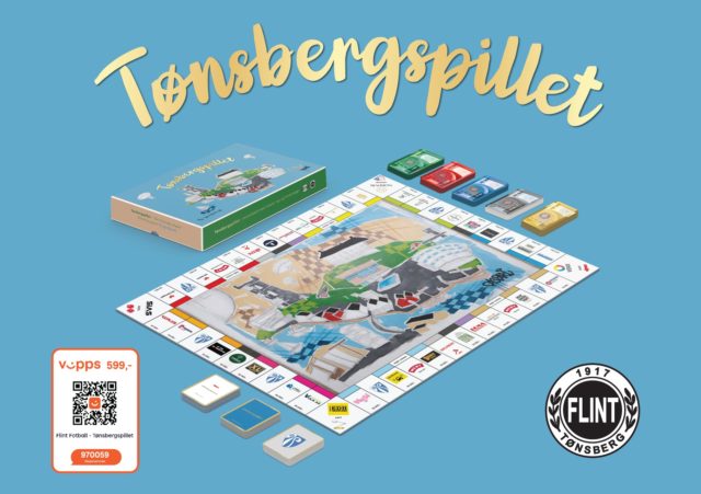 Tønsbergspillet – Årets Julegave! Støtt Flint-lagene